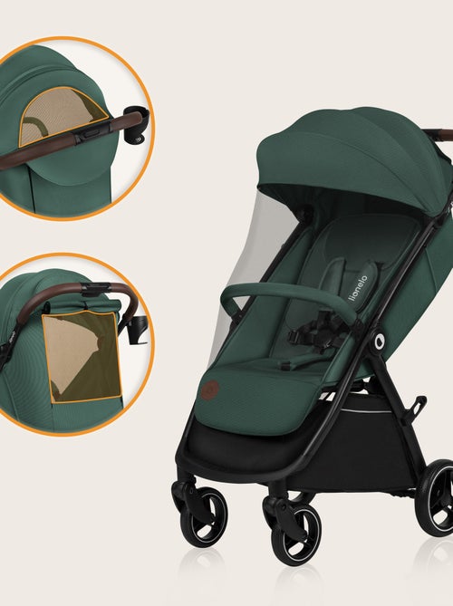 Poussette compacte LIONELO Ingrid - Amortissements - Jusqu'à 22 Kg - Légère & pliable - Kiabi Poussette compacte LIONELO Ingrid - Amortissements - Jusqu'à 22 Kg - Légère & pliable - Kiabi