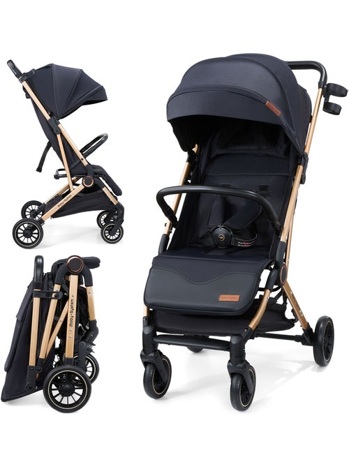 Poussette compacte pliable fonction valise lena gold pro moby-system - Kiabi