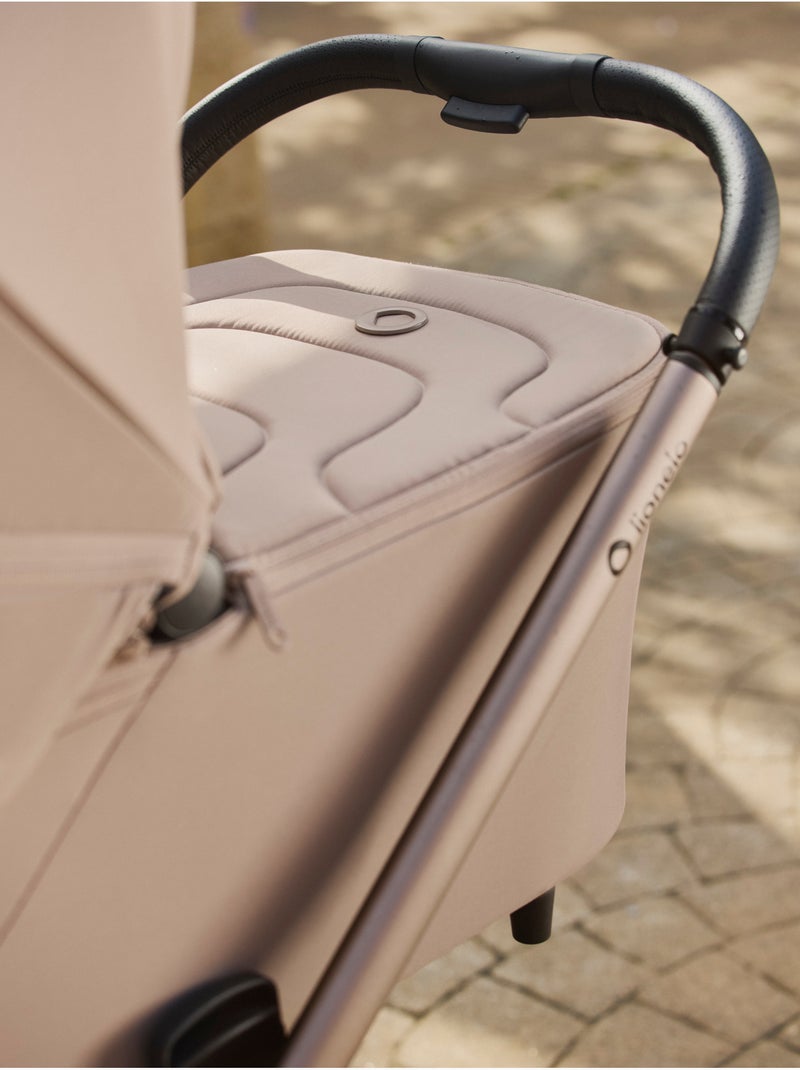 Poussette Duo LIONELO Carmine - Jusqu'à 22kg - Pack poussette, Nacelle et Accessoires Marron chocolat - Kiabi