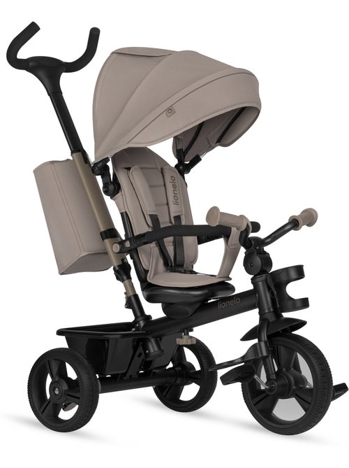 Poussette et tricycle bébé lionelo haari - jusqu'à 25 kg - siège réversible - panier et sac inclus - Kiabi