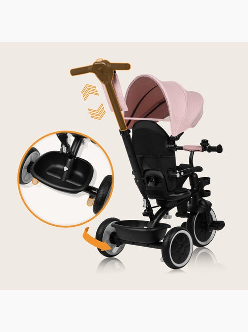 Poussette et tricycle bébé lionelo haari - jusqu'à 25 kg - siège réversible - panier et sac inclus - Kiabi Poussette et tricycle bébé lionelo haari - jusqu'à 25 kg - siège réversible - panier et sac inclus - Kiabi