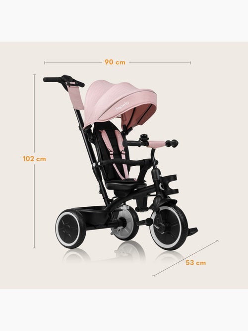 Poussette et tricycle bébé lionelo haari - jusqu'à 25 kg - siège réversible - panier et sac inclus - Kiabi Poussette et tricycle bébé lionelo haari - jusqu'à 25 kg - siège réversible - panier et sac inclus - Kiabi