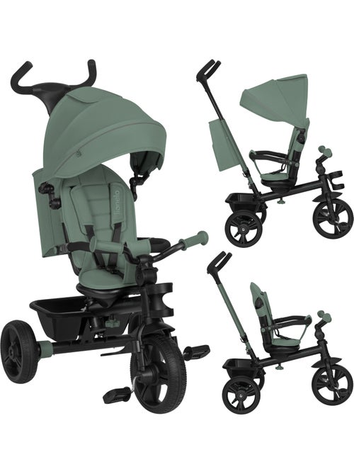 Poussette et tricycle bébé lionelo haari - jusqu'à 25 kg - siège réversible - panier et sac inclus - Kiabi