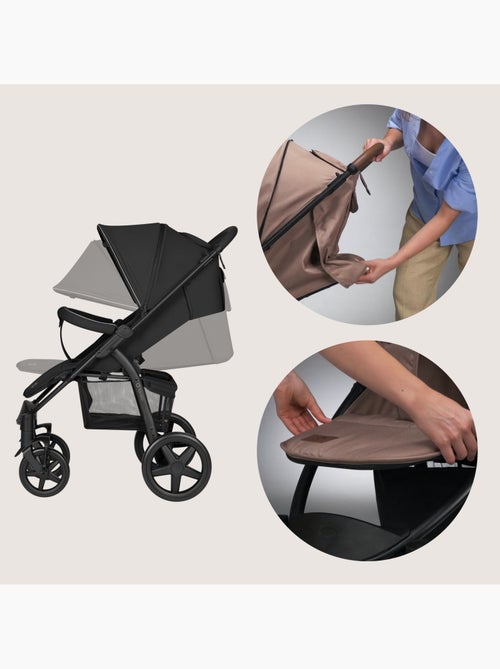 Poussette tout terrain LIONELO Annet Plus - Amortisseurs - Grandes roues - Accessoires - Kiabi
