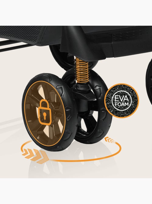Poussette tout terrain LIONELO Emma - 6-36 mois - Sac inclus - Pliage rapide - Kiabi Poussette tout terrain LIONELO Emma - 6-36 mois - Sac inclus - Pliage rapide - Kiabi