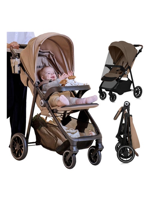 Poussette tout terrain LIONELO Emma One - Pliage rapide - Grand roues - 6-48 mois - Kiabi Poussette tout terrain LIONELO Emma One - Pliage rapide - Grand roues - 6-48 mois - Kiabi