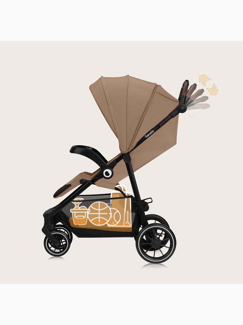 Poussette tout terrain LIONELO Emma One - Pliage rapide - Grand roues - 6-48 mois Beige - Kiabi