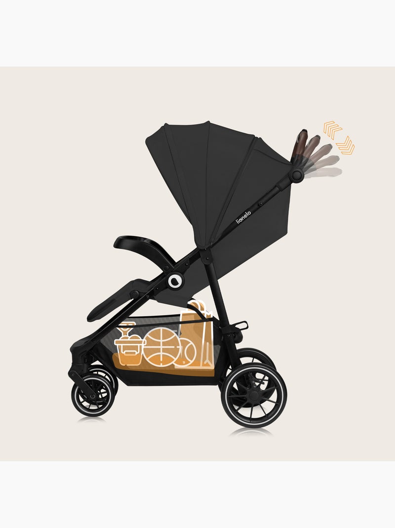Poussette tout terrain LIONELO Emma One - Pliage rapide - Grand roues - 6-48 mois Gris - Kiabi