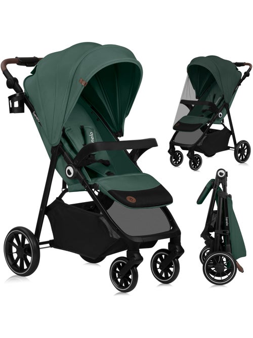 Poussette tout terrain LIONELO Emma One - Pliage rapide - Grand roues - 6-48 mois - Kiabi Poussette tout terrain LIONELO Emma One - Pliage rapide - Grand roues - 6-48 mois - Kiabi