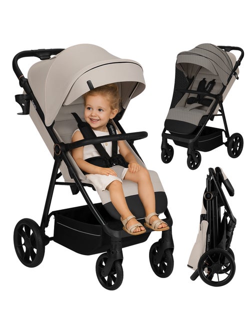 Poussette tout terrain LIONELO Iva - Matériau premium - Jusqu'à 22 kg - Grande espace - Kiabi Poussette tout terrain LIONELO Iva - Matériau premium - Jusqu'à 22 kg - Grande espace - Kiabi
