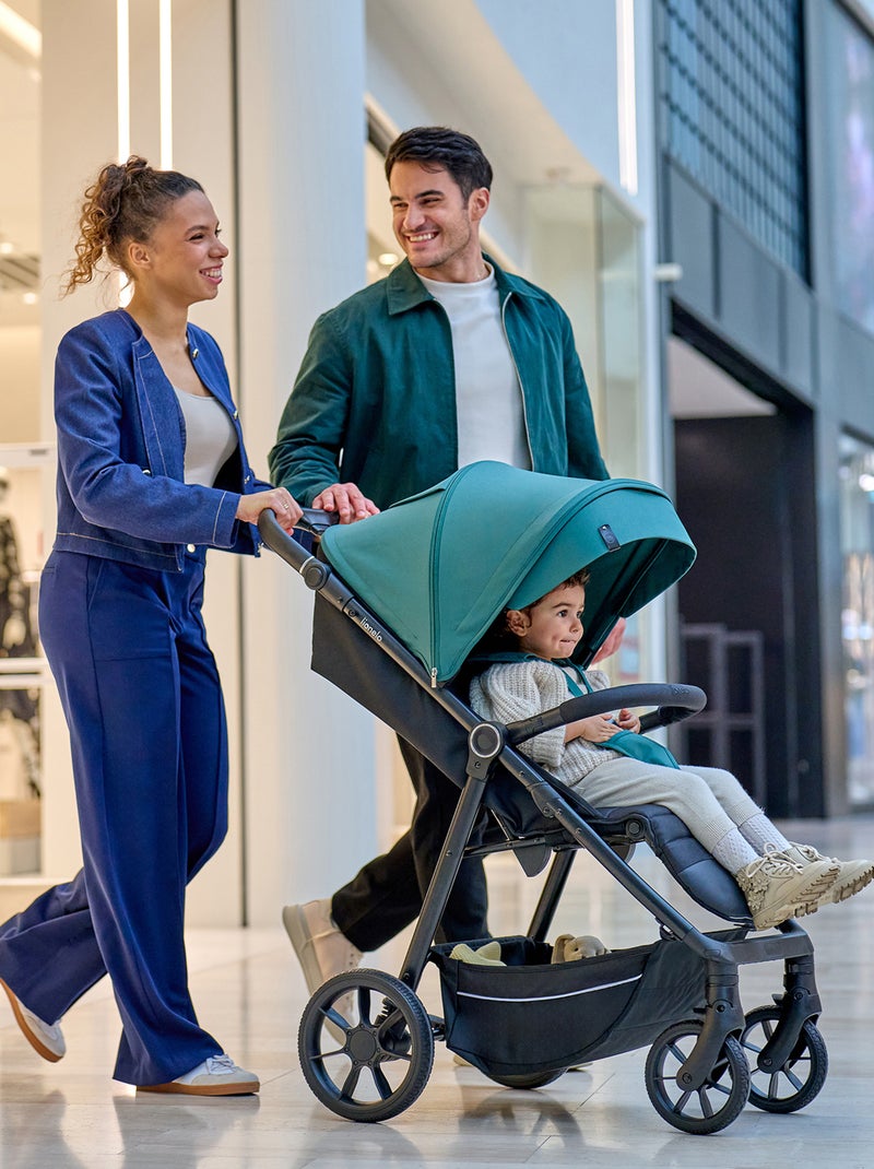 Poussette tout terrain LIONELO Mira - Jusqu'à 22 Kg - Grande surface - Grandes roues Gris - Kiabi