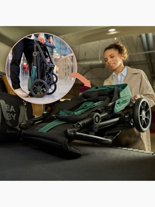 Poussette tout terrain LIONELO Mira - Jusqu'à 22 Kg - Grande surface - Grandes roues - Kiabi Poussette tout terrain LIONELO Mira - Jusqu'à 22 Kg - Grande surface - Grandes roues - Kiabi