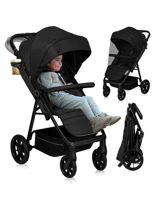 Poussette tout terrain LIONELO Mira - Jusqu'à 22 Kg - Grande surface - Grandes roues - Kiabi Poussette tout terrain LIONELO Mira - Jusqu'à 22 Kg - Grande surface - Grandes roues - Kiabi
