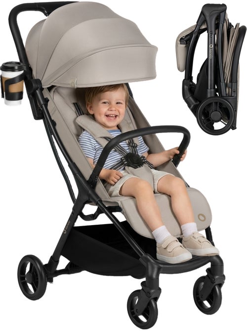 Poussette ultra compacte LIONELO Agia - Lègère - Jusqu'à 4 - Grand panier - Pliage rapide - Kiabi Poussette ultra compacte LIONELO Agia - Lègère - Jusqu'à 4 - Grand panier - Pliage rapide - Kiabi