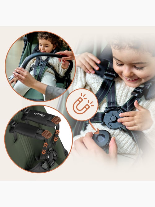 Poussette Ultra-compacte LIONELO Bess - Compatible avion - Léger - Pliage rapide - Kiabi