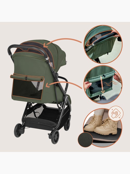 Poussette Ultra-compacte LIONELO Bess - Compatible avion - Léger - Pliage rapide - Kiabi