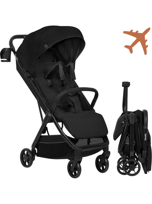 Poussette Ultra-compacte LIONELO Julie Air - Compatible avion - Léger - Pliage rapide - Kiabi Poussette Ultra-compacte LIONELO Julie Air - Compatible avion - Léger - Pliage rapide - Kiabi