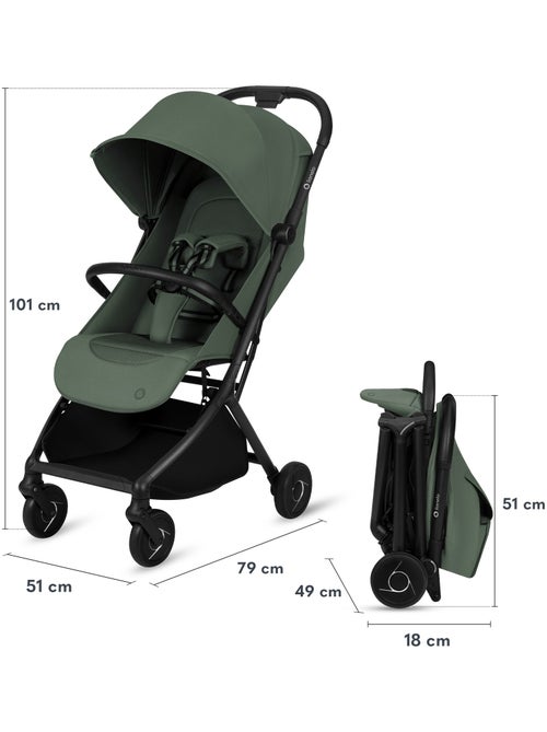 Poussette ultra-compacte LIONELO Sia - Ultra légère: 5,9 kg - Compatible avion - Moustiquaire - Kiabi Poussette ultra-compacte LIONELO Sia - Ultra légère: 5,9 kg - Compatible avion - Moustiquaire - Kiabi