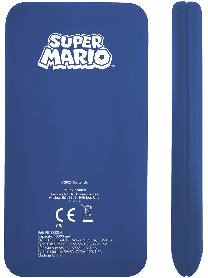 Power bank à charge rapide super mario Rouge - Kiabi