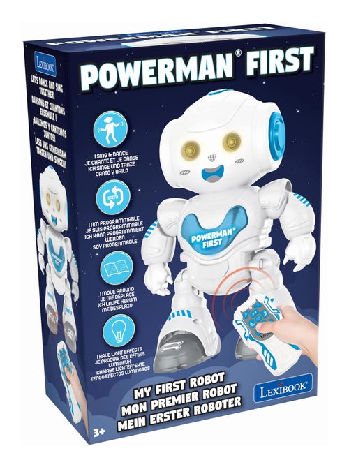 Powerman® first stem robot, dance, music, demo incl. Afstandsbediening - Kiabi Powerman® first stem robot, dance, music, demo incl. Afstandsbediening - Kiabi