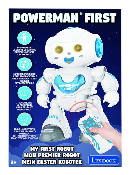 Powerman® first stem robot, dance, music, demo incl. Afstandsbediening - Kiabi Powerman® first stem robot, dance, music, demo incl. Afstandsbediening - Kiabi