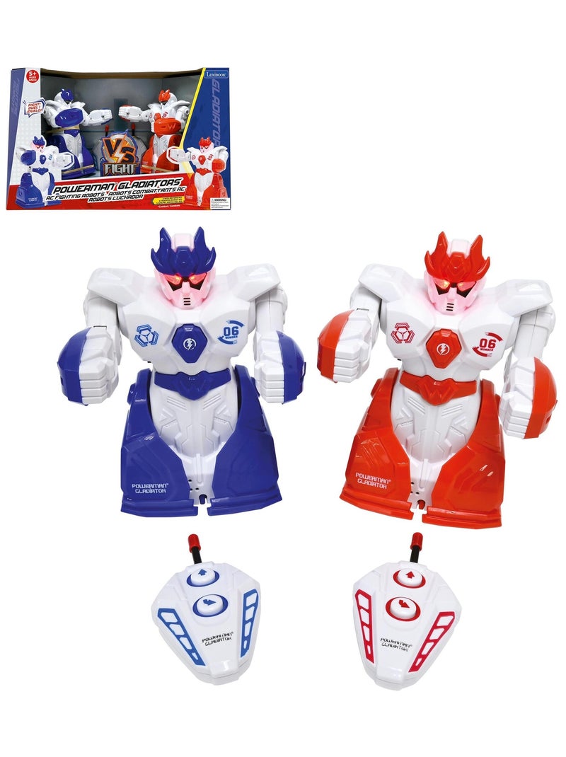 Powerman® gladiator fighting robots met afstandsbediening Blauw - Kiabi