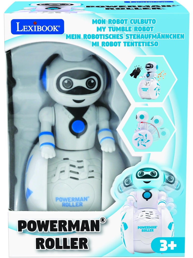 Powerman® roller - mini robot culbuto Blanc - Kiabi
