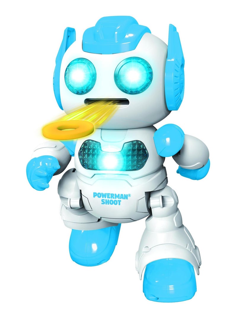 Powerman shoot robot programmable Bleu - Kiabi