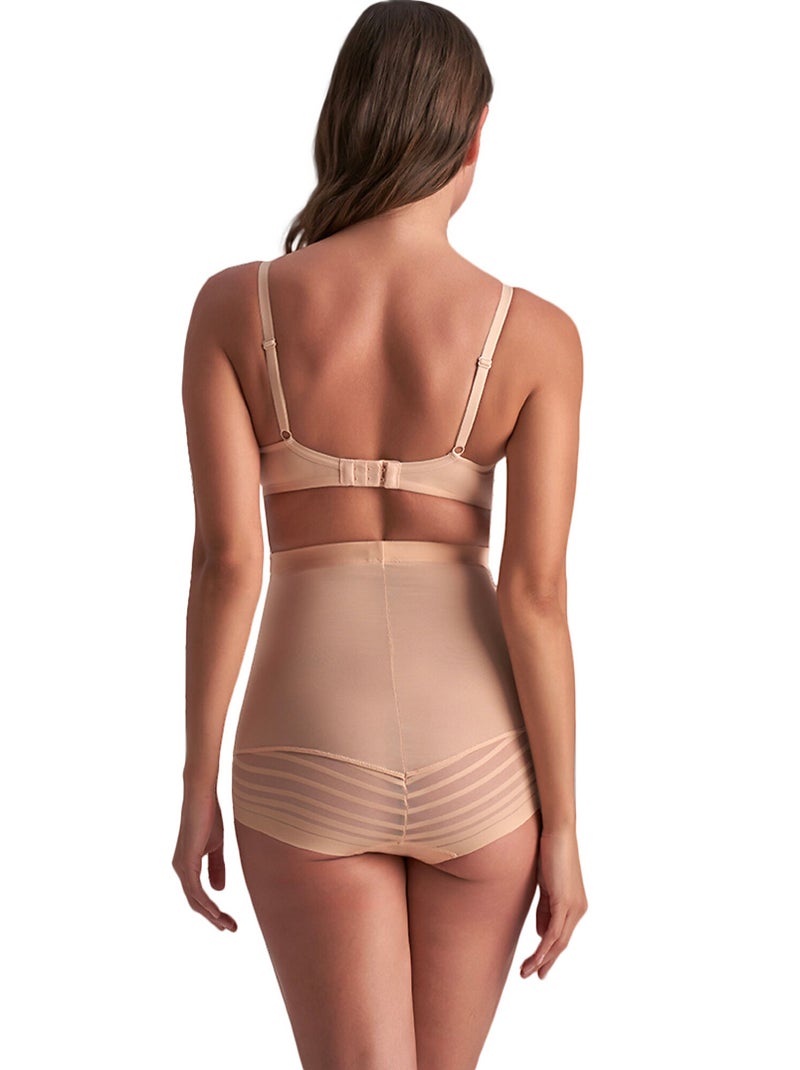 Powermesh ultra hoge taille shapewear slip Beige - Kiabi