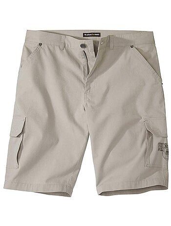 Praktische cargo-bermuda van canvas - ATLAS FOR MEN