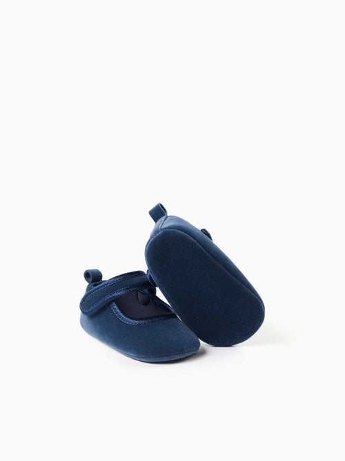 Pre-walker fluwelen ballerina schoenen - Kiabi