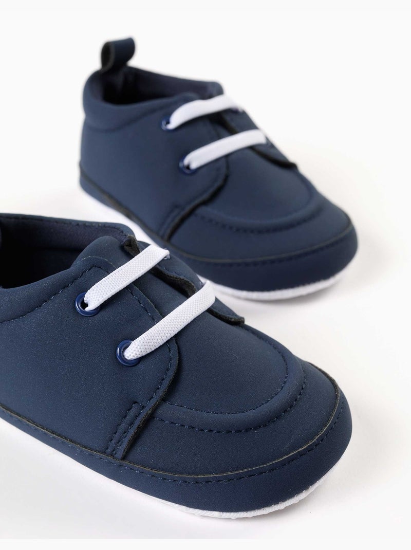 Pre-walker trainers met elastische veters Multicolor - Kiabi