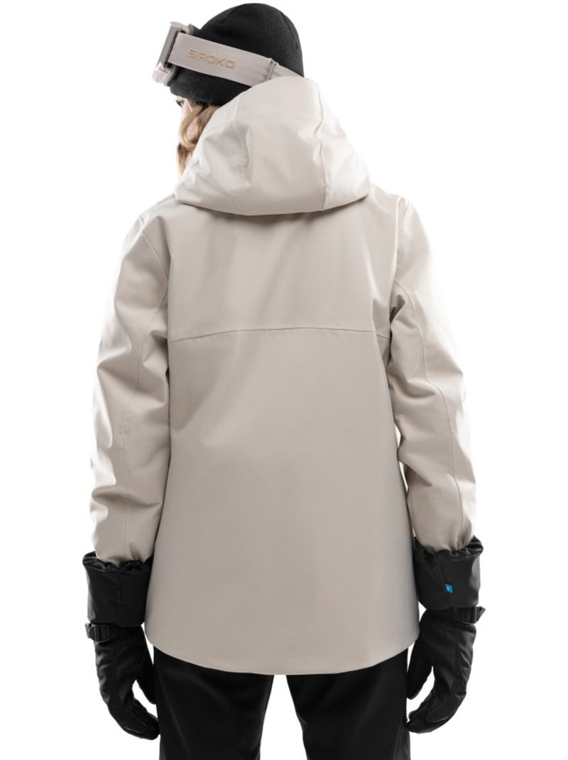 Premium dames snowboardjas Beige - Kiabi
