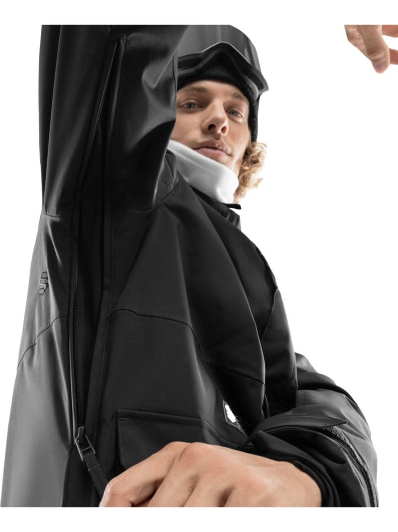 Premium heren snowboardjas Zwart - Kiabi