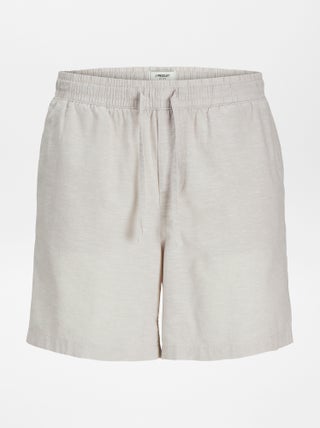 'Produkt'-short van linnenmix