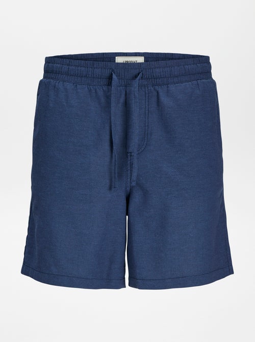 'Produkt'-short van linnenmix - Kiabi