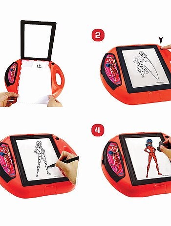 Projecteur à dessin miraculous avec modèles et tampons