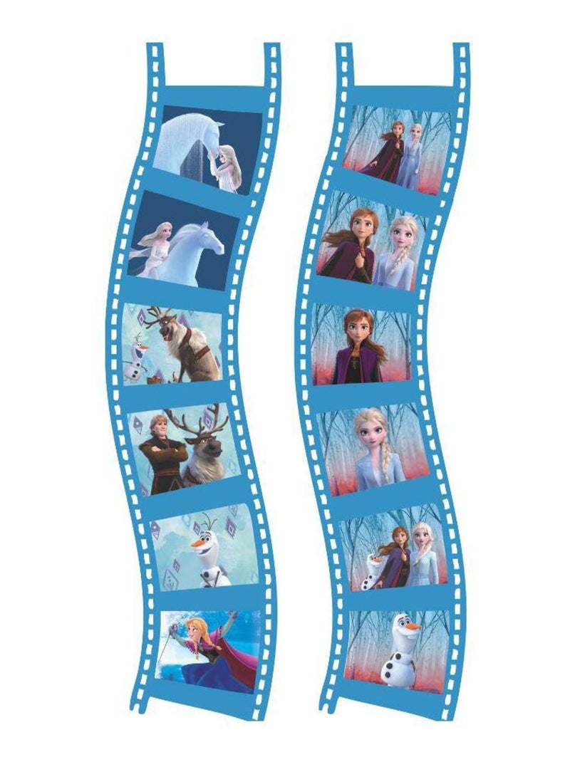 Projecteur à histoires et lampe torche reine des neiges Bleu - Kiabi
