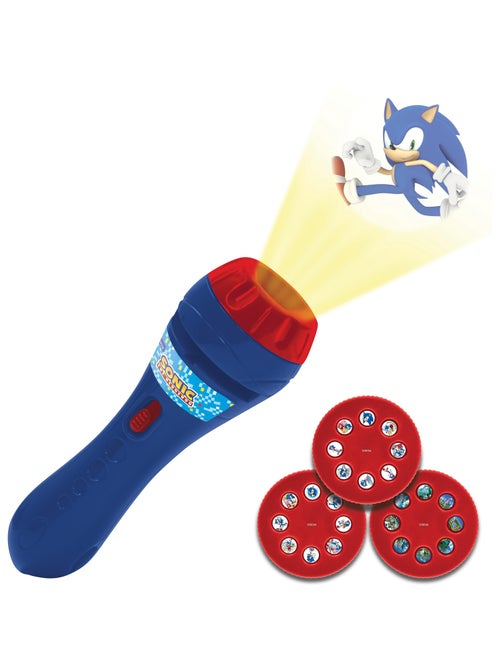 Projecteur à histoires et lampe torche sonic - Kiabi Projecteur à histoires et lampe torche sonic - Kiabi