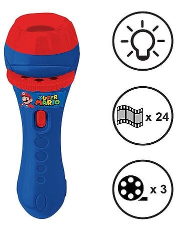 Projecteur à histoires et lampe torche super mario
