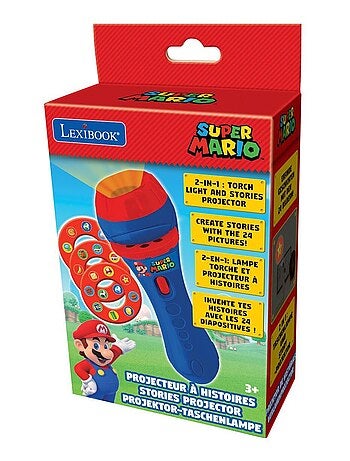 Projecteur à histoires et lampe torche super mario