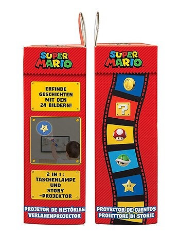 Projecteur à histoires et lampe torche super mario