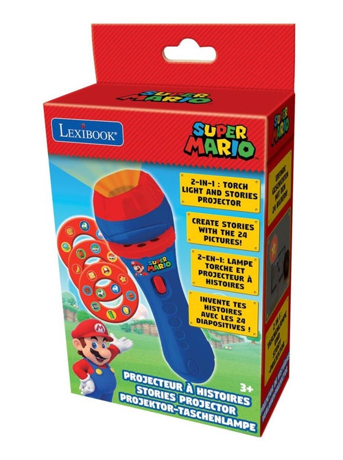 Projecteur à histoires et lampe torche super mario - Kiabi Projecteur à histoires et lampe torche super mario - Kiabi