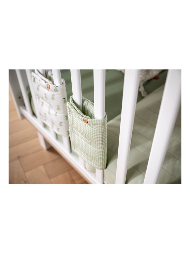 Protections de barreaux de lit coton - sauthon Vert tilleul - Kiabi