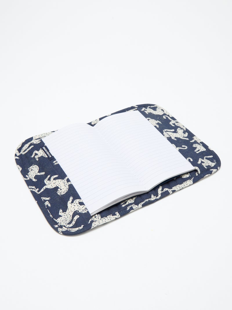 Protège cahier Bleu - Kiabi
