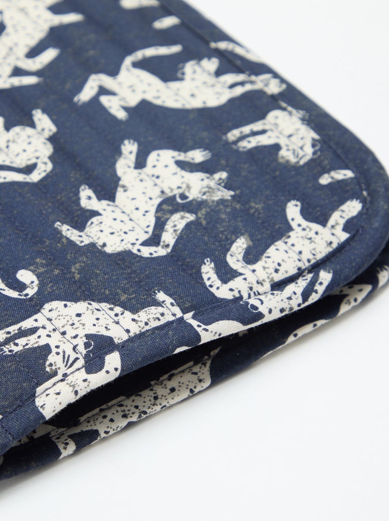 Protège cahier Bleu - Kiabi