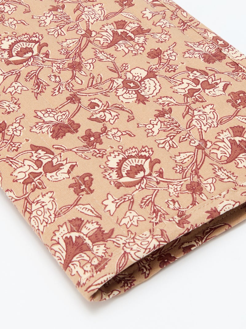 Protège cahier matelassé - Kiabi Home Beige - Kiabi