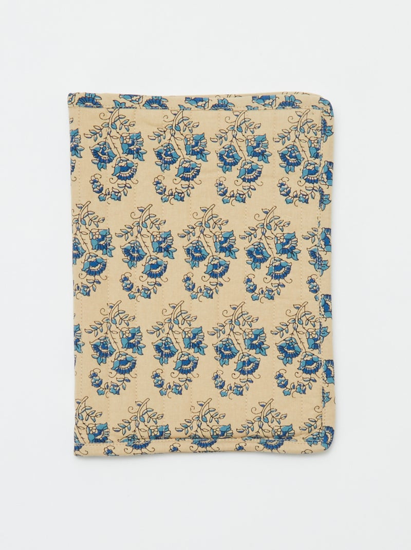 Protège cahier matelassé - Kiabi Home Beige - Kiabi