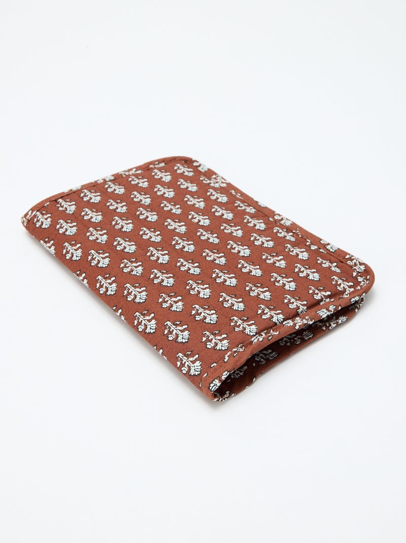 Protège cahier matelassé - Kiabi Home Marron - Kiabi