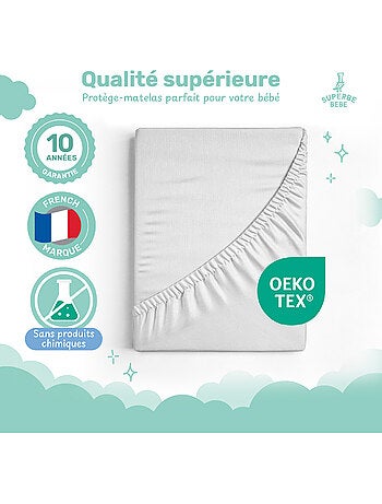 Protège matelas bébé imperméable 90X190 | SUPERBE BEBE